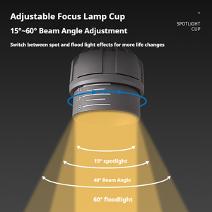 Лампа прожектора IMENS JDC50 E27 с антибликовым покрытием, светодиодная <span class=keywords><strong>2700K</strong></span>-6500K, гостиничный алюминиевый CCC, сертифицированный Ra93, 3 года - Product Image 3