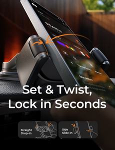 Support de téléphone flexible LISEN 2026 pour voiture, fixation à clip mémoire, support de téléphone à ventouse puissante pour écran de voiture, tableau de bord, pare-brise - Product Image 4