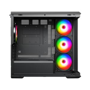 ITX/MICRO ATX Noir <span class=keywords><strong>ABS</strong></span> + ARGB bande lumineuse panneau avant <span class=keywords><strong>pc</strong></span> de jeu système de refroidissement par eau boîtier <span class=keywords><strong>PC</strong></span> Micro-Tour - Product Image 3