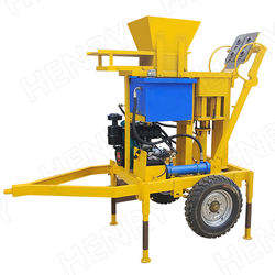 Nouvelle technologie Hr2-25 Machine mobile de fabrication de briques en terre cuite et de briques autobloquantes à moteur diesel avec pneus - Product Image 3