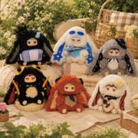 Jouet musical interactif AI Lapins en peluche, Chatbot, sélection de langue personnalisable pour plusieurs pays, Poupée