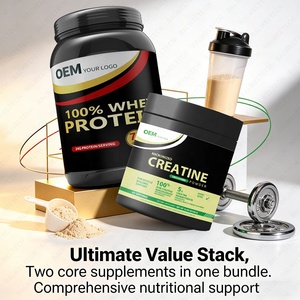 Pack Fitness Marque Blanche OEM - Protéine de Lactosérum de Haute Qualité 24g & Créatine Monohydrate 5g Sans Arôme Prix de Gros - Product Image 3