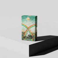 Jeu de cartes Oracle Tarot personnalisé en usine, imprimé sur papier de haute qualité, boîte rigide écologique et recyclable, jeu de cartes de divination OEM
