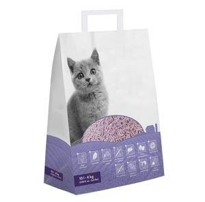 Sacs en papier pour litière pour chat en bois de pin, litière pour chat en poudre de manioc, litière pour chat 6L 2,3kg, litière pour chat en bétonite et zéolite, sacs d'emballage - Product Image 1