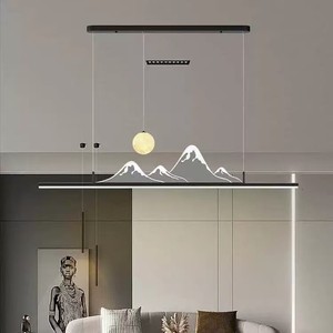 Lámpara de techo Led con diseño de montaña, lámpara colgante moderna para sala de estar, dormitorio, estudio, comedor, decoración del hogar, iluminación - Product Image 3