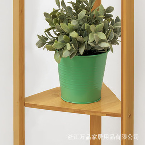 Nan Bamboo <b>Coat</b> Rack 40x24x165 Cm Multipurpose Storage With <b>Hooks</b> For Hats Scarves Bags Living Room Bedroom Scandinavian Style - Product Image 3