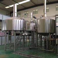 Machine de brasserie artisanale de haute qualité 1000L 2000L 3000L en acier inoxydable pour projet de brasserie de bière turque
