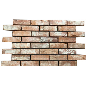 Mattonelle sottili <span class=keywords><strong>antiche</strong></span> dell'impiallacciatura del mattone del mattone di recupero decorativo della parete esterna con la rete - Product Image 1
