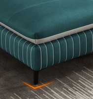 Großhandel Neue Innovationen Wohnzimmer-Sofagarnitur Möbel L-Form Ecksofa-Bezug Viersitzer-Sofas Bett