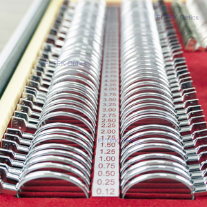 Étui à lentilles optiques 266 en velours rouge avec plateau en bois pour optométre, pour les tests de vision, étui à lentilles optiques 266 en verre rouge 26 - Product Image 6