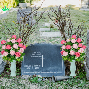 <span class=keywords><strong>Flores</strong></span> artificiales de <span class=keywords><strong>cementerio</strong></span> <span class=keywords><strong>con</strong></span> jarrón <span class=keywords><strong>Flores</strong></span> de lápida Ramo de rosas <span class=keywords><strong>Cementerio</strong></span> <span class=keywords><strong>Flores</strong></span> conmemorativas para arreglos graves - Product Image 3