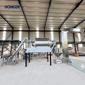 Ligne de production de mélangeurs à tambour avec élévateurs à godets de type Z pour alimentation continue des matériaux, en acier inoxydable 304, capacité de 1000 kg/h - Product Image 6