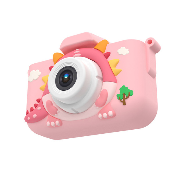 Mini 1080P HD Waterproof Kids Outdoor Digital Camera with 120 Wide Angle 32GB Built-in Memory SD Silicone Case