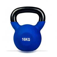 Kettlebells en vinyle en fonte de haute qualité pour le fitness et la musculation Option de trempage KG/LB/néoprène
