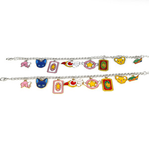 Card Captor pulsera <span class=keywords><strong>Cardcaptor</strong></span> <span class=keywords><strong>Sakura</strong></span> Clow Charm colgante dulce y lindo gato estrella ala pulsera - Product Image 4