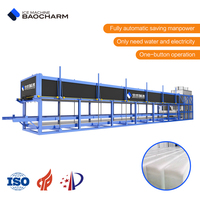 BAOCHARM haute qualité 10000 KG eau bloc de refroidissement Direct machine à glaçons faisant la Machine pour l'industrie de la pêche