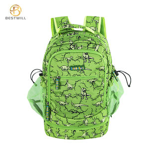 Bsderwill กระเป๋านักเรียนใบใหญ่แบบ2-in-1, กระเป๋าใส่อาหารกลางวันไดโนเสาร์การ์ตูนยูนิคอร์นมีโลโก้น้ำหนักเบาสำหรับเด็กผู้หญิง - Product Image 3