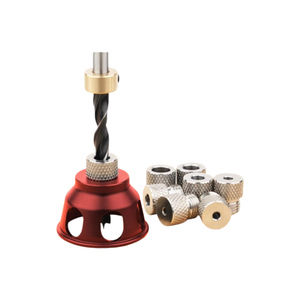 Localizador de perforaciones verticales para agujeros ciegos en carpintería, tabla de perforación de punto fijo para agujeros rectos, herramienta para instalación de muebles y bricolaje de cajas - Product Image 5