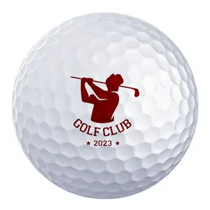 Wholesale Bulk Price Gold Ball Personalized Design Printing Crafts Golf Ball