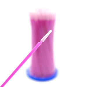 100 Uds extensión de pestañas hisopos de limpieza <span class=keywords><strong>Lash</strong></span> Lift removedor de pegamento aplicadores Microblade cepillos de maquillaje pestañas herramientas de permanente - Product Image 4