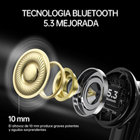 Écouteurs sans fil stéréo HiFi avec suppression du bruit, écouteurs intra-auriculaires sportifs TWS, écouteurs de jeu avec écran LED