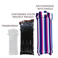 Vente directe d'usine Tengen protecteur de bouteille de vin transparent emballage d'airbag en plastique gonflable pour une bouteille