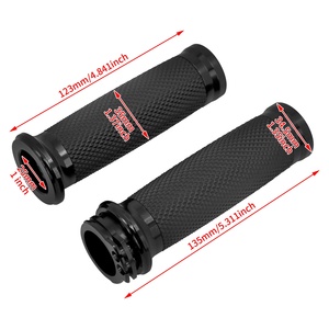 Poignées de guidon de moto 1 pouce pour Harley Touring <span class=keywords><strong>Sportster</strong></span> 883 1200 XL XR VRSC Dyna Softail Road Glide - Product Image 3
