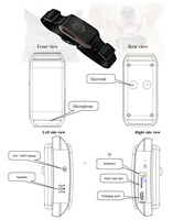 Collier de suivi GPS Coban Baanool TK201 Mini pour chiens/chats/animaux - Étanche, suivi GSM/GPRS 2G NB-IoT avec accès PC