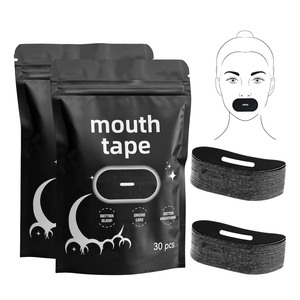 Cinta Nasal Premium de Bambú, Seda y Algodón con Aroma a Lavanda para Dormir Mejor y Reducir los Ronquidos, con Orificio para Respirar - Product Image 1