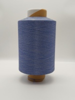 Fil chenille bicolore 100% nylon DTY haute ténacité pour tricot à la main, couture, tissage - Motif teint