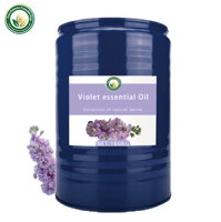 Huile Essentielle de Feuille de Violette 100% Pure (Viola Odorata) Naturelle Extraite au CO2 Testée par GC-MS Vente en Gros pour l'Aromathérapie et la Parfumerie