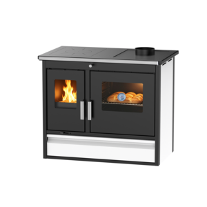 Estufa de Leña para Interiores RC1201A con Horno, Estufa de Leña para Cocinar y Calentar, Estufa a Leña con Placa de Cocción - Product Image 1