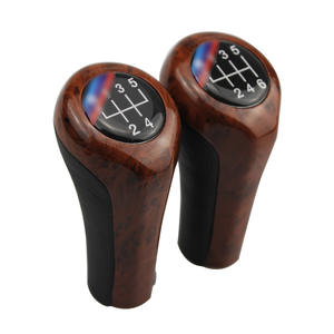 Poignée de levier de vitesse de voiture en plastique imitation bois 5 6 vitesses ergonomique pour BMW - Product Image 3