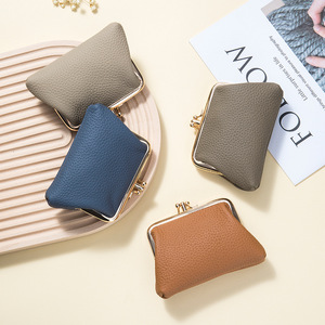 Factory Supplier Womens Leather Retro Vintage Hasp Closure <strong>Coin</strong> Purse Fashion <strong>Coin</strong> <strong>Case</strong> - Product Image 2