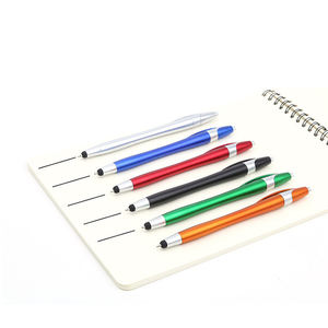 Özel Logo kırtasiye renkli promosyon mobil dokunmatik tükenmez kalem reklam tükenmez kalem plastik OEM promosyon kalem <span class=keywords><strong>1000</strong></span> adet - Product Image 3