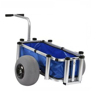 Ucuz alüminyum hafif plaj balıkçı arabası balloonwheel kamp arabası - Product Image 2