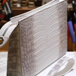 Nuova <span class=keywords><strong>pochette</strong></span> Casual da <span class=keywords><strong>uomo</strong></span> di alta qualità, realizzata a mano in <span class=keywords><strong>pelle</strong></span> di coccodrillo - Product Image 2