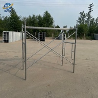 Plateforme de passerelle antidérapante en acier perforé, composant d'accessoire de système de stabilisation pour échafaudage