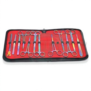 A + 1 DDP 13 pièces Kit de dissection étudiants en médecine multi-usages passe-temps Scalpel couteau manche lames base Instruments chirurgicaux base - Product Image 1