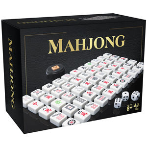 Mahjong classique de haute qualité en mélamine, imprimé par transfert thermique, avec logo personnalisé, jeu de stratégie pour enfants, familles et adultes - Product Image 3