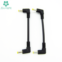 Câble d'alimentation à angle droit DC 3511 35135 4017 47517 avec prise mâle cylindrique à extrémité ouverte vers prise DC 4.0*1.7MM