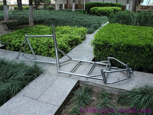 Cadre de vélo cargo détachable en titane, livraison gratuite, nouveau design titan avec coupleur - Product Image 4
