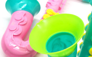 Saxofón de <span class=keywords><strong>juguete</strong></span> ABS para niños de bajo precio Juguetes de instrumentos musicales para niños - Product Image 4