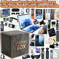 Caja Misteriosa con Cámara de Acción Garantizada, Sorpresa Electrónica con Teléfono Inteligente 5G, Tablet, Reloj, Auriculares y Otros Dispositivos
