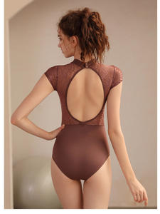 Justaucorps de danse en maille de Nylon de qualité, justaucorps de Ballet, vêtement de danse de <span class=keywords><strong>vienne</strong></span> - Product Image 5