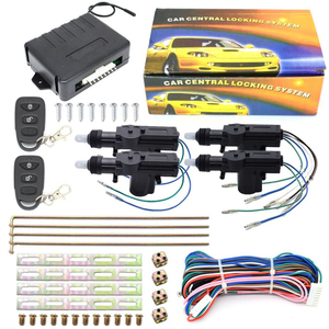 Kit Universal de Cierre Centralizado para Automóvil de 4 Puertas con Controles Remotos - Product Image 1