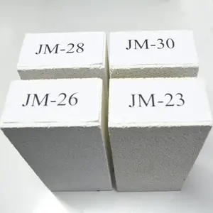 Prix usine jm brique d'isolation mullite briques réfractaires isolantes résister max 1760C