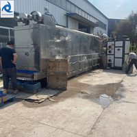 Machine de séchage industrielle à bande maillée pour l'ail et le poisson, multicouche, à mouvement alternatif, haute température