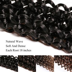 AliLeader Tresses synthétiques au crochet de 18 pouces, style Water Wave <span class=keywords><strong>Passion</strong></span> Twist, couleur Ombré, extensions de cheveux au crochet - Product Image 4