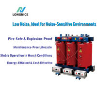 Transformateur sec à faible bruit et faible capacité de décharge 2500 KVA, résistant à l'humidité, vente en gros d'usine, produit phare